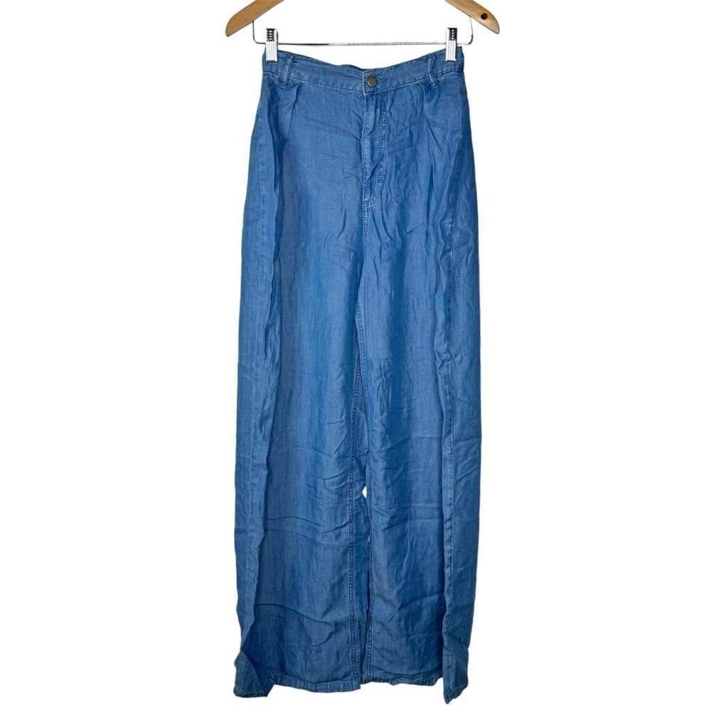 Restyld‎ Chambray Wide Leg Jeans Size 0
